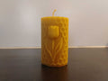 Beeswax Flower Pillar Candle