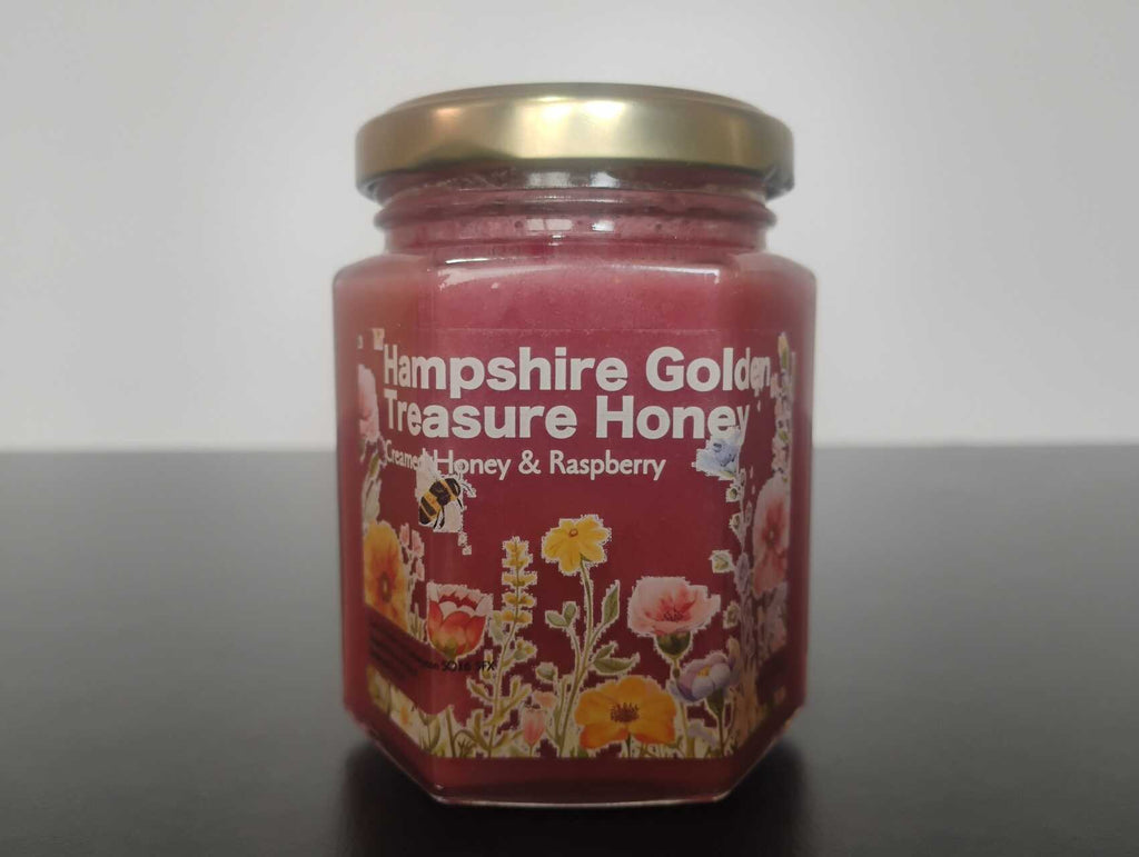 Creamed Honey and Raspberry 8oz/227g