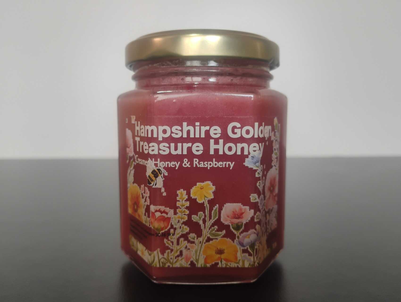 Creamed Honey and Raspberry 8oz/227g