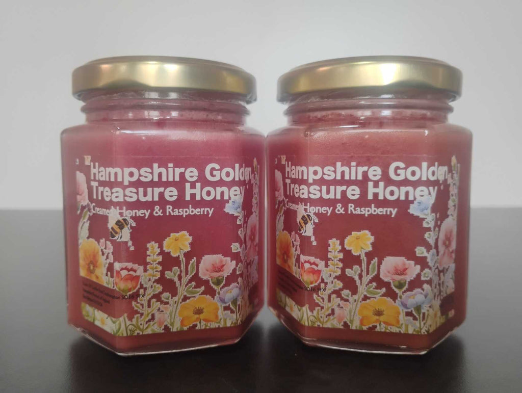 Creamed Honey and Raspberry 8oz/227g