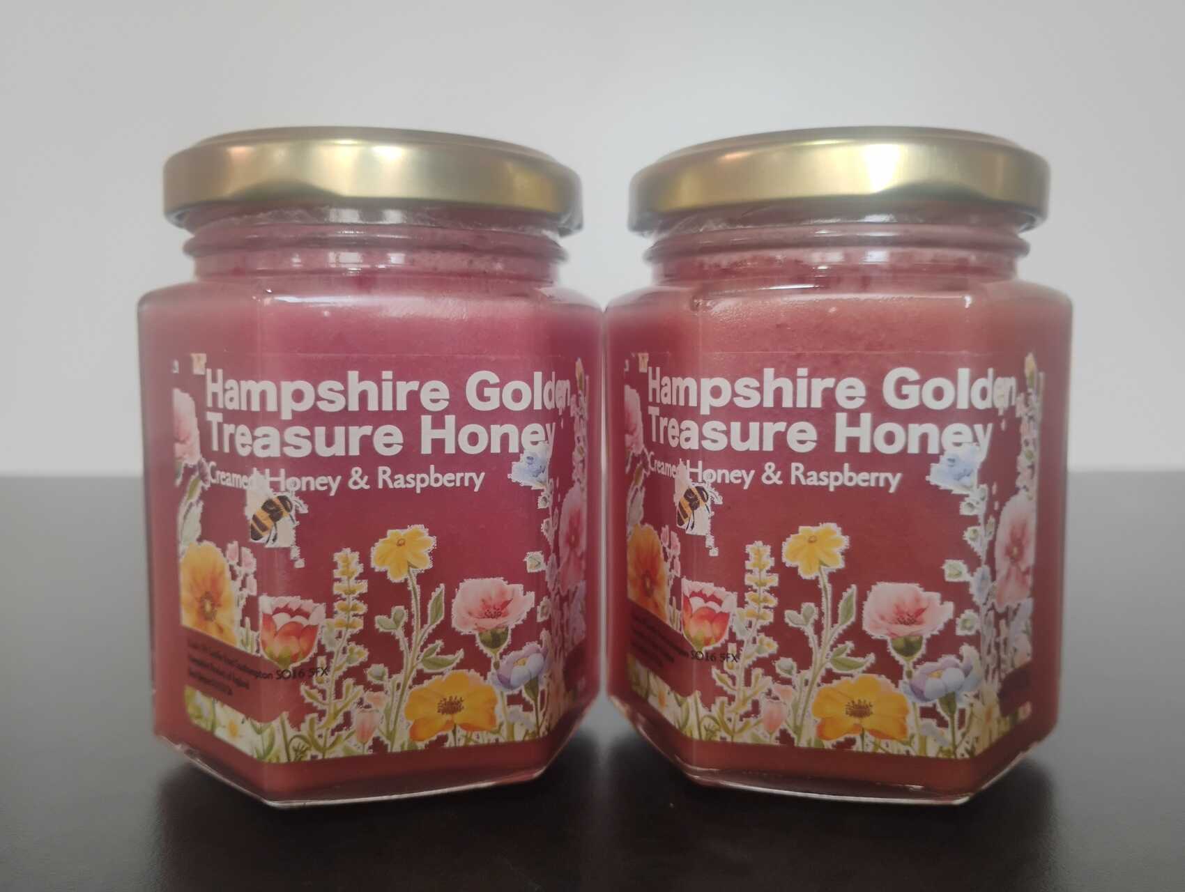 Creamed Honey and Raspberry 8oz/227g