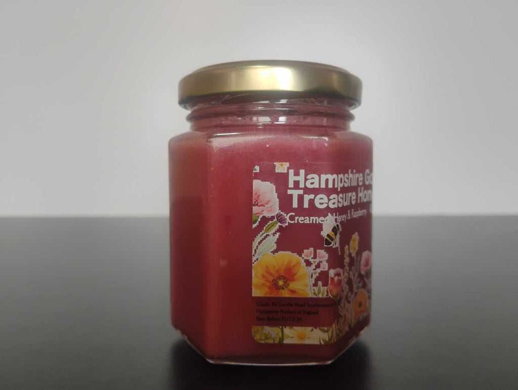 Creamed Honey and Raspberry 8oz/227g