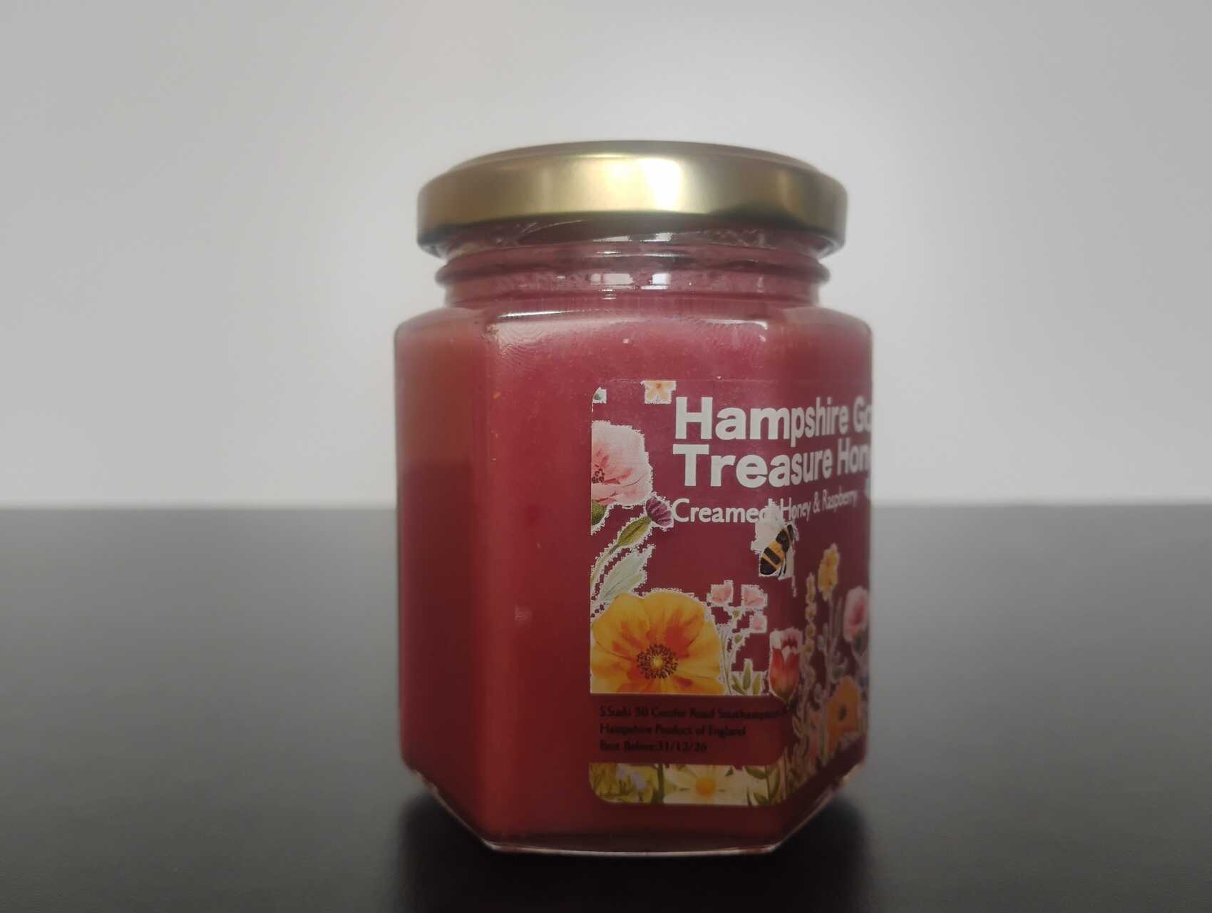Creamed Honey and Raspberry 8oz/227g