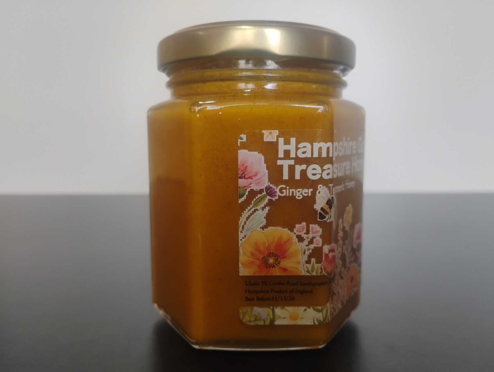 Ginger & Turmeric Honey 8oz/227g