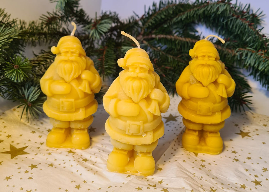 Beeswax Santa Claus Candle