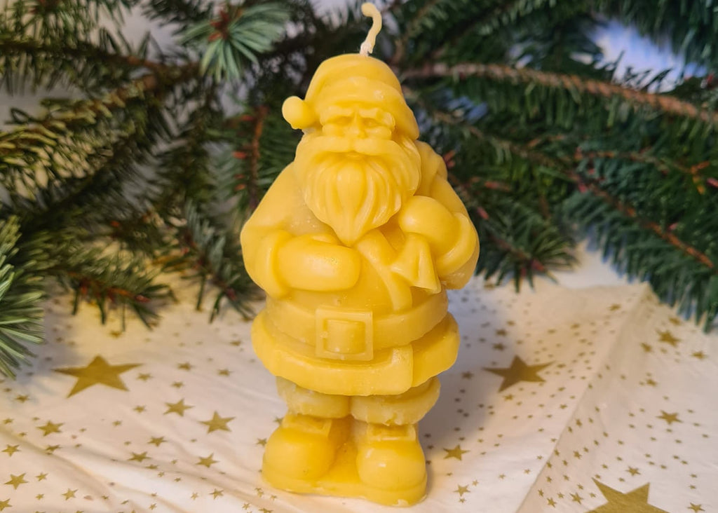 Beeswax Santa Claus Candle