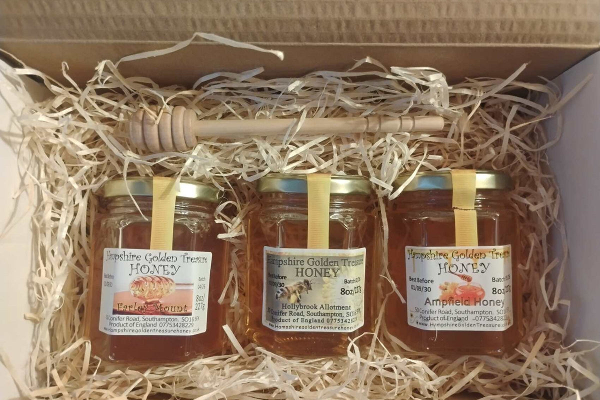 Linden Honey Gift Set Triple