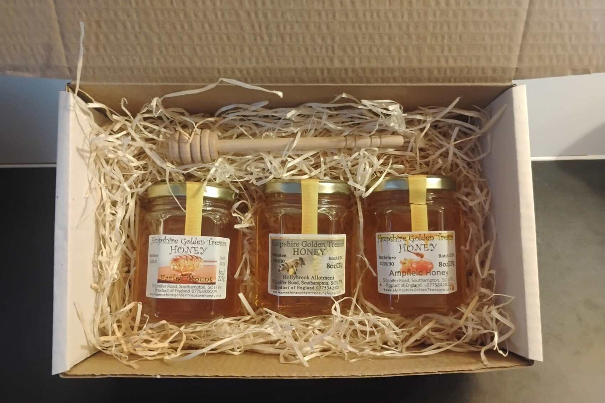 Linden Honey Gift Set Triple